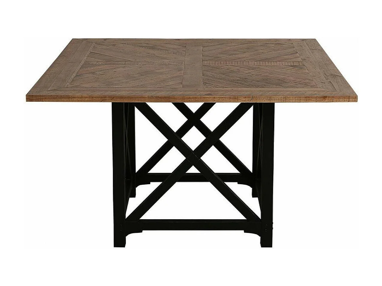 Table carrée Bois Noir - Vénitiennes Interior's