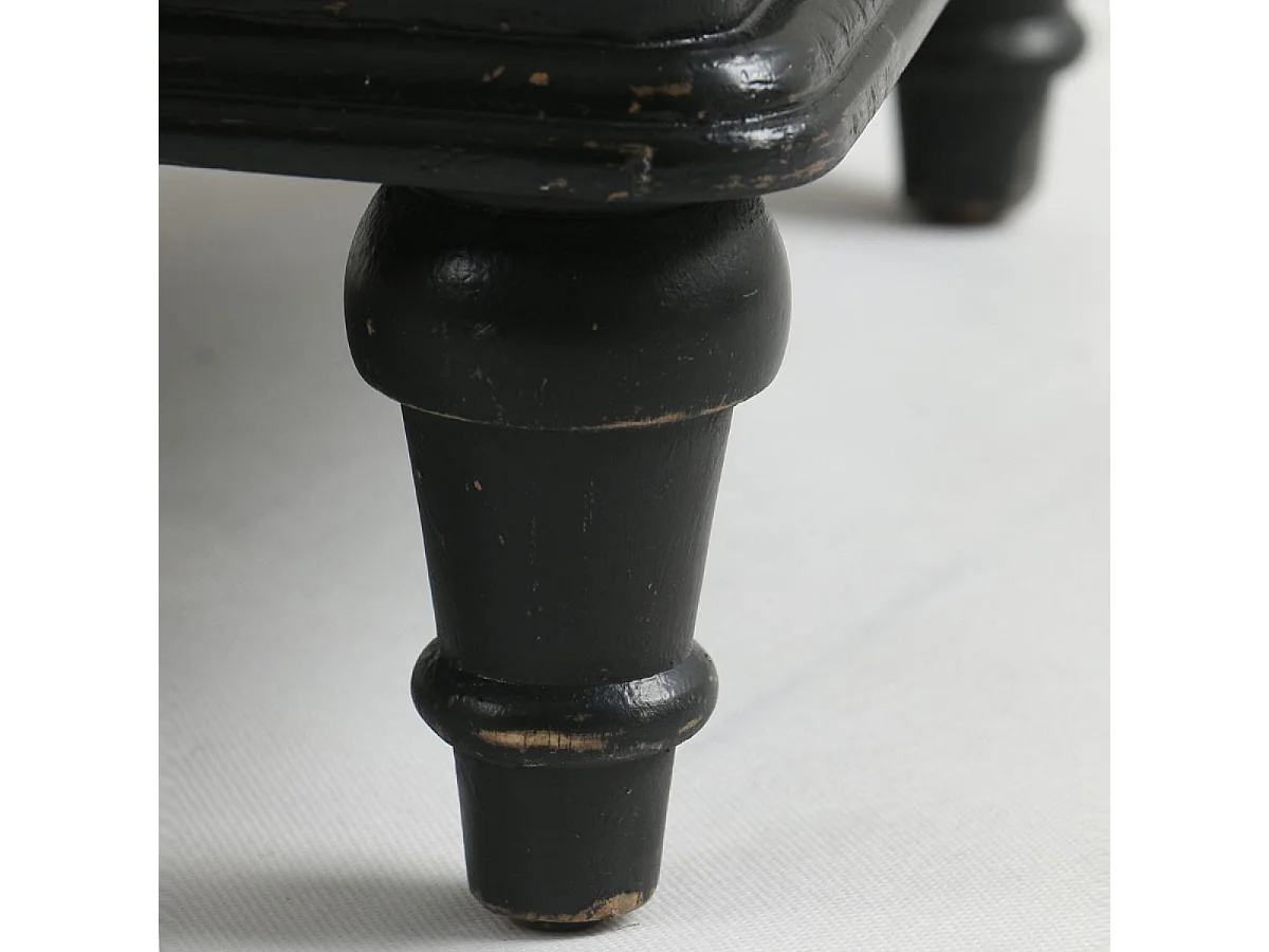 Commode 4 tiroirs Bois Noir - Manoir Interior's