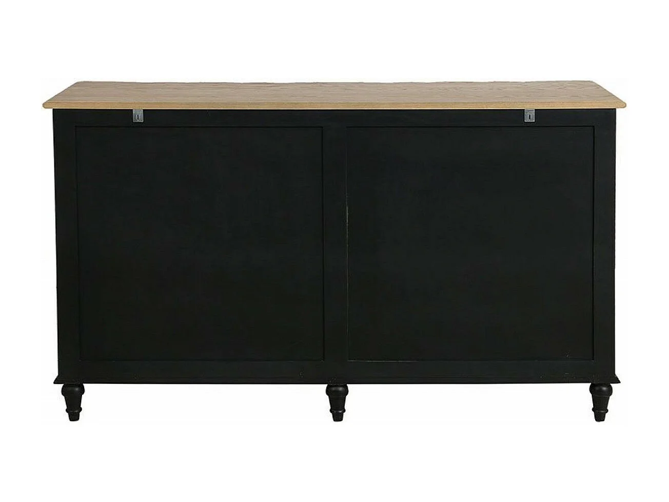 Commode arbalète double Bois Noir - Manoir Interior's