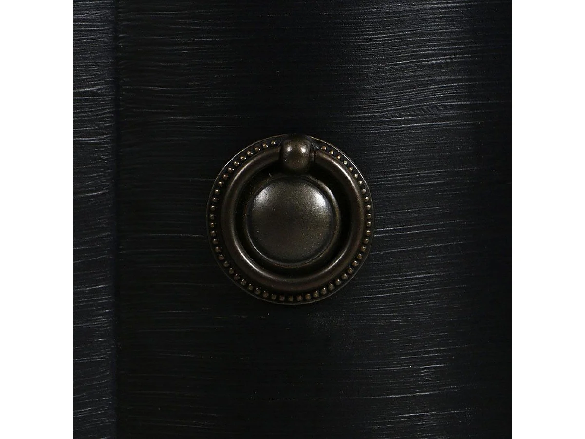 Commode arbalète double Bois Noir - Manoir Interior's