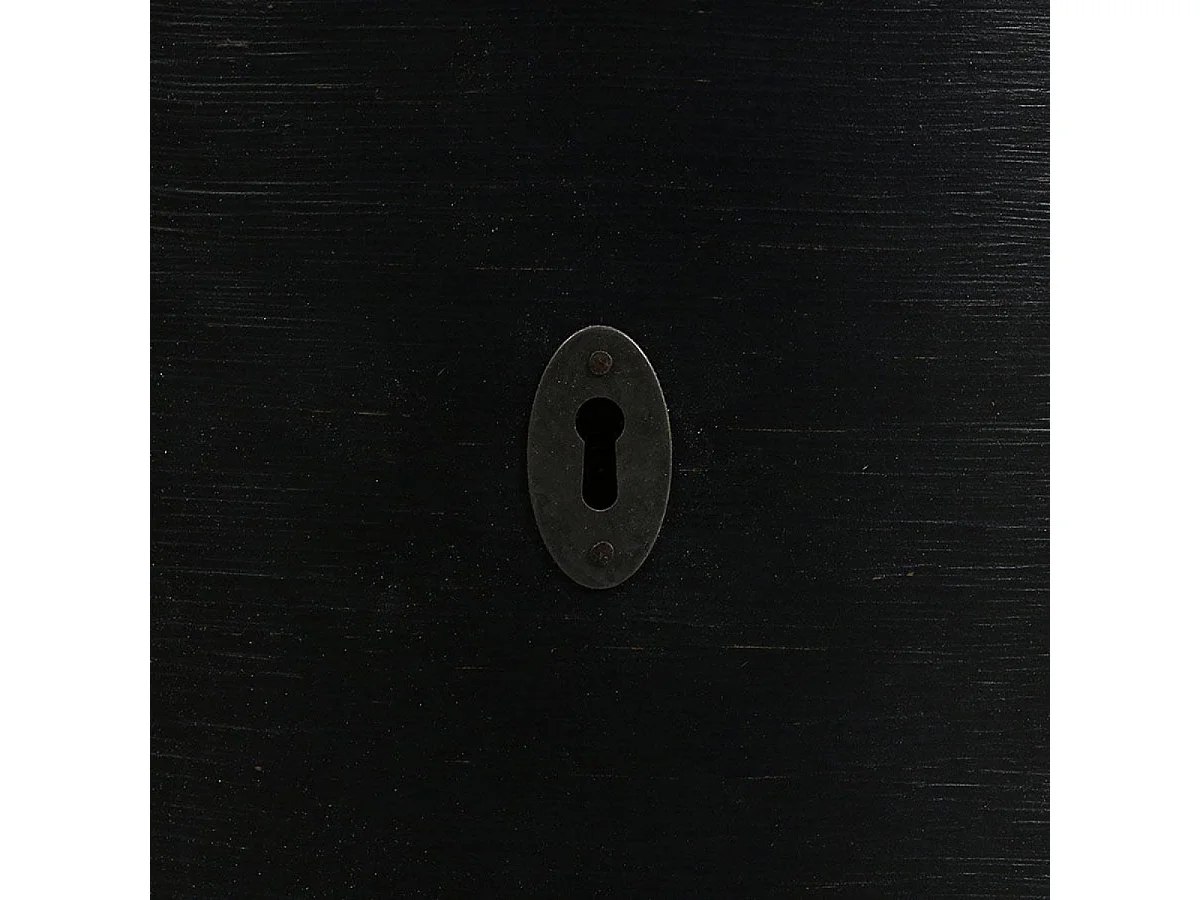 Commode arbalète double Bois Noir - Manoir Interior's