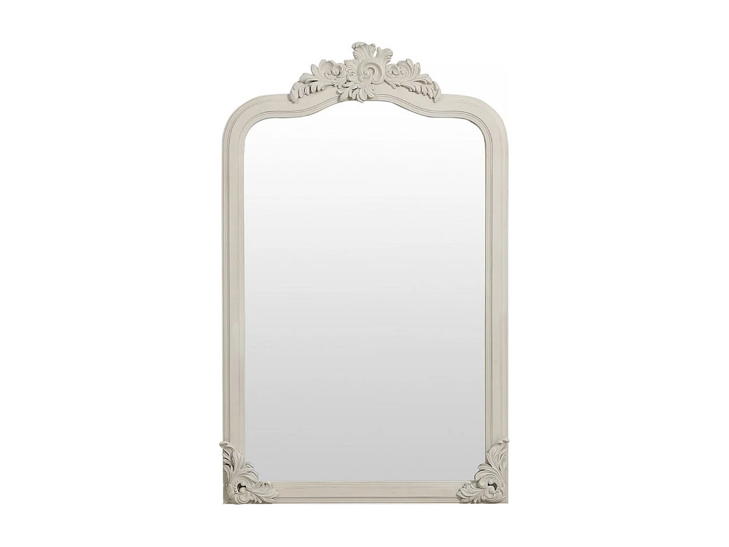 Miroir baroque Bois Blanc - Les Miroirs D'Interior'S Interior's