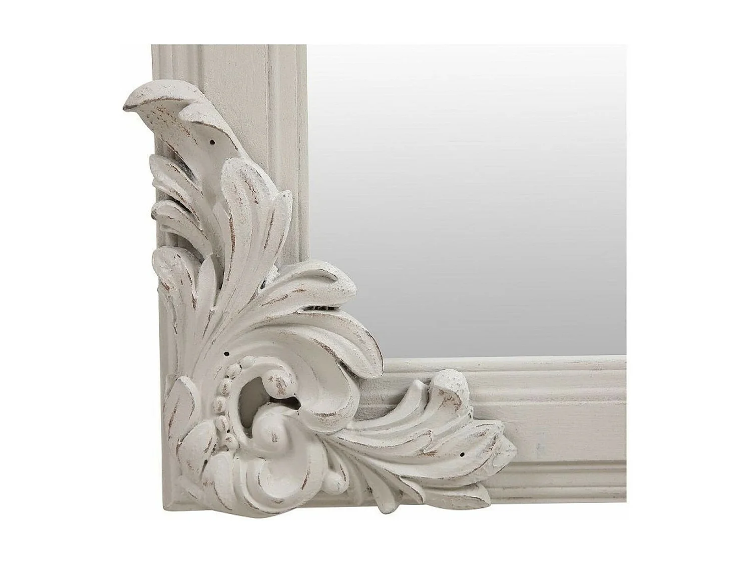 Miroir baroque Bois Blanc - Les Miroirs D'Interior'S Interior's