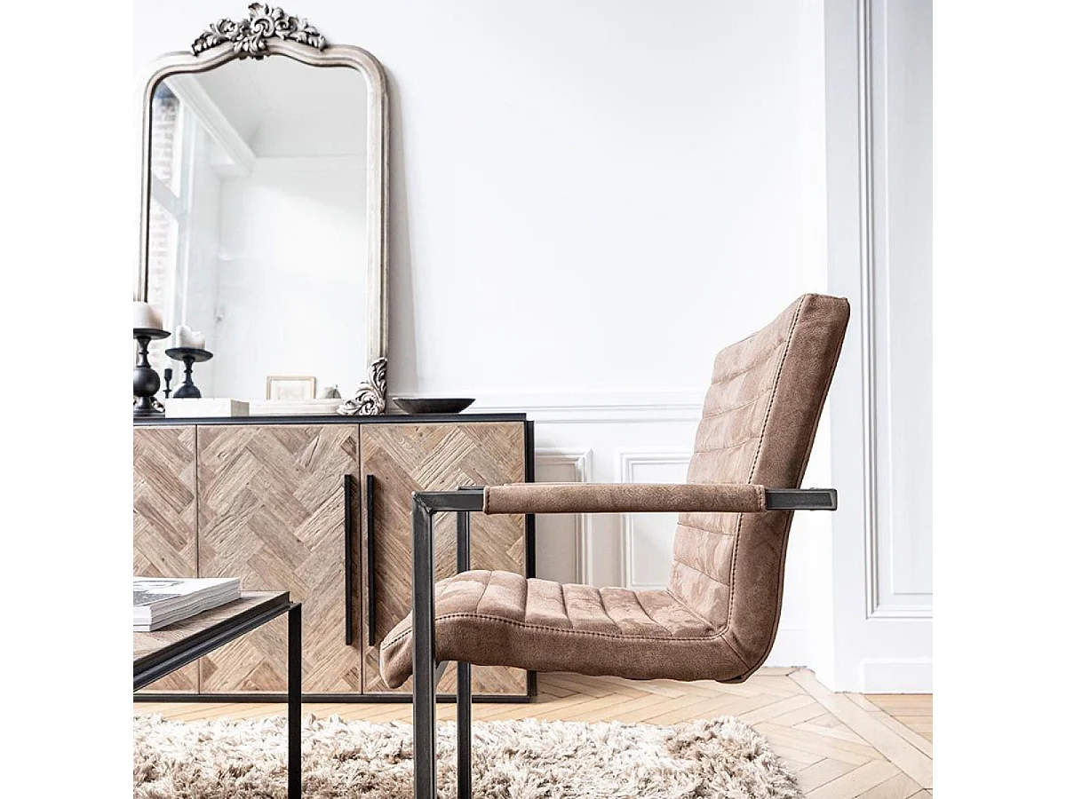 Miroir baroque Bois Beige - Les Miroirs D'Interior'S Interior's