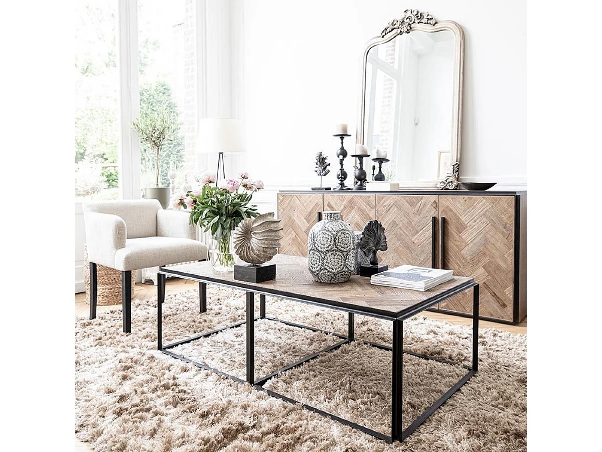 Miroir baroque Bois Beige - Les Miroirs D'Interior'S Interior's