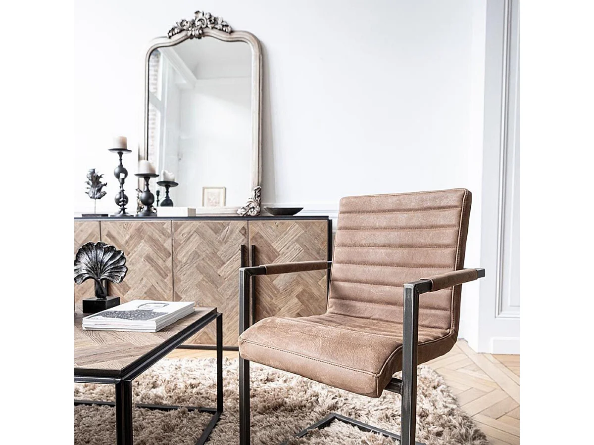 Miroir baroque Bois Beige - Les Miroirs D'Interior'S Interior's