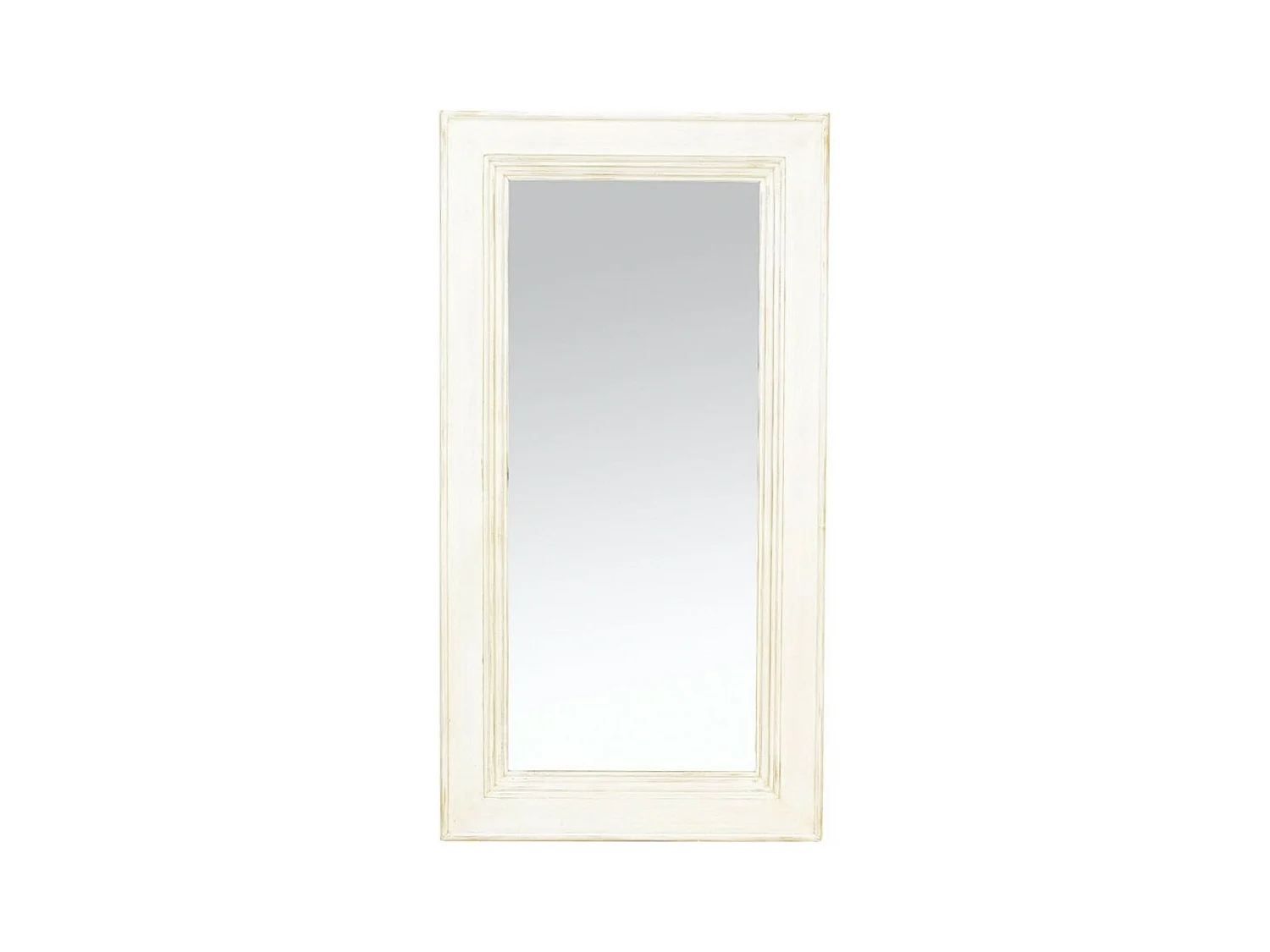 Miroir rectangulaire MDF Blanc - Harmonie Interior's