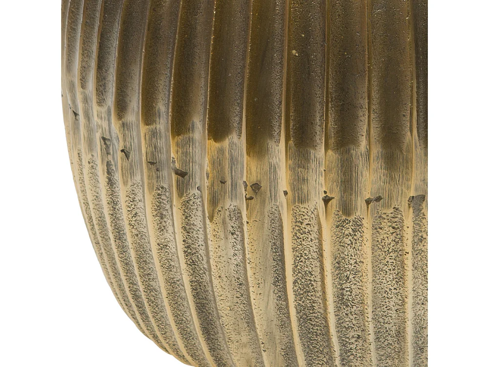 Cache pot gold 27 cm en aluminium