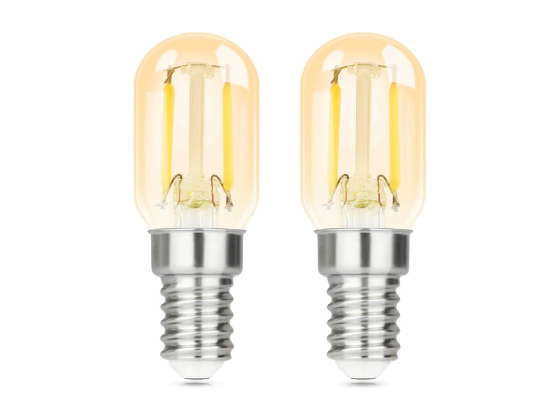 vente unique NETTLIFE pack de 2 E14 LED blanc froid T22 vintage LED 2W rétro 6000K lampe à économie d'énergie E14 non dimmable