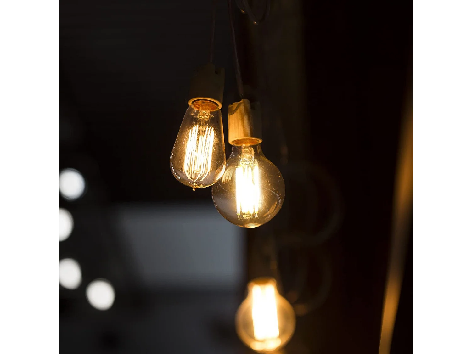 NETTLIFE Pack de 6 Ampoules LED E14 lampe vintage - G45 Rétro 2700K 4W blanc chaud