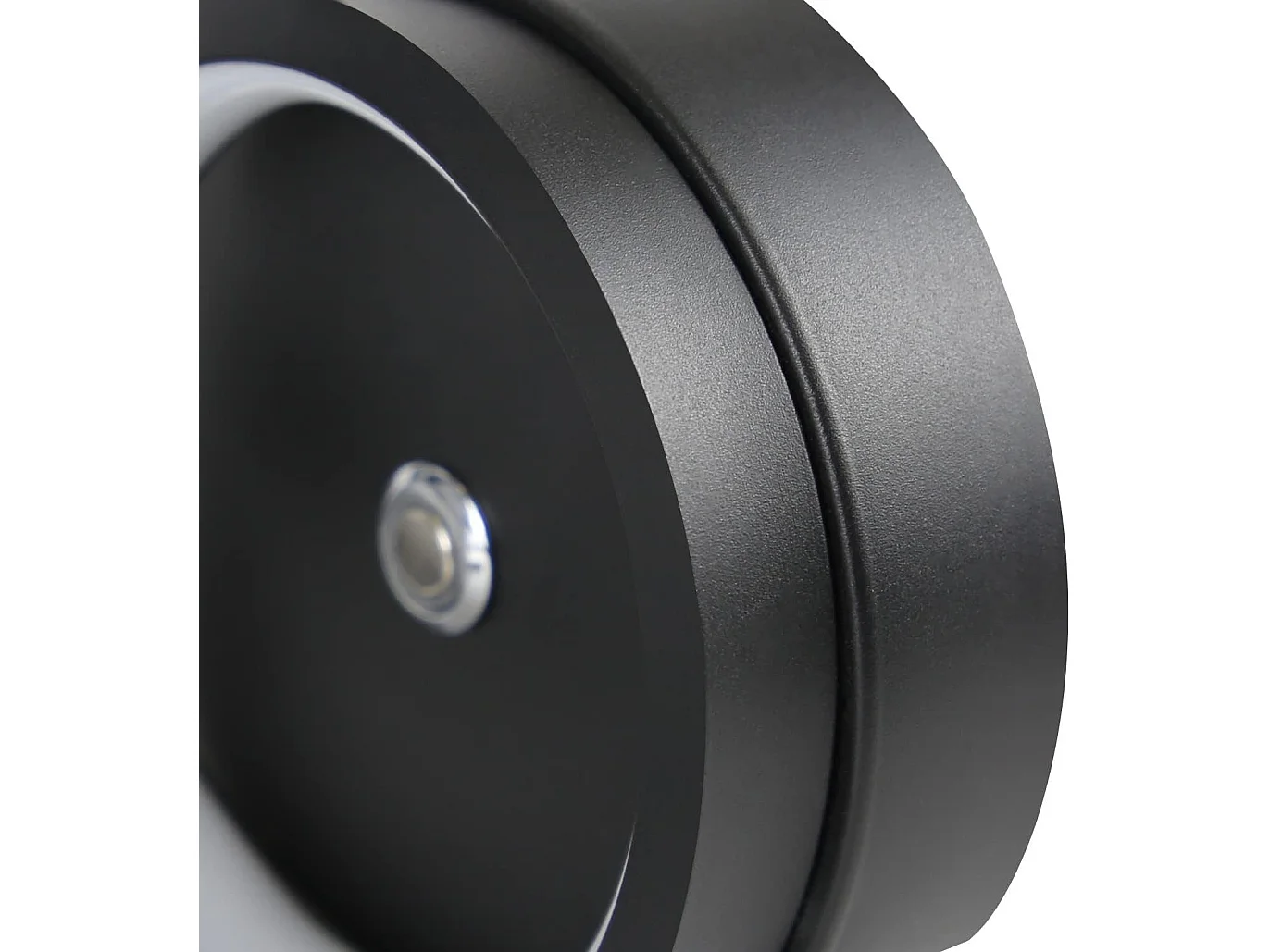 NETTLIFE lámpara de mesa LED regulable táctil para mesilla de noche, moderna de 12W con un diseño negro de 1,6 metros.