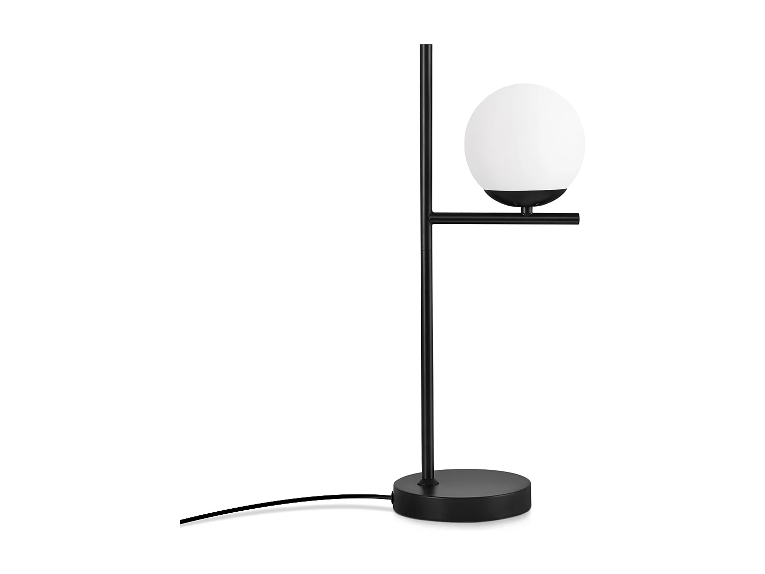 NETTLIFE lampe de Table salon lampe de chevet E27 noir moderne verre Design Vintage rétro industriel lampe de Table avec 1.5M