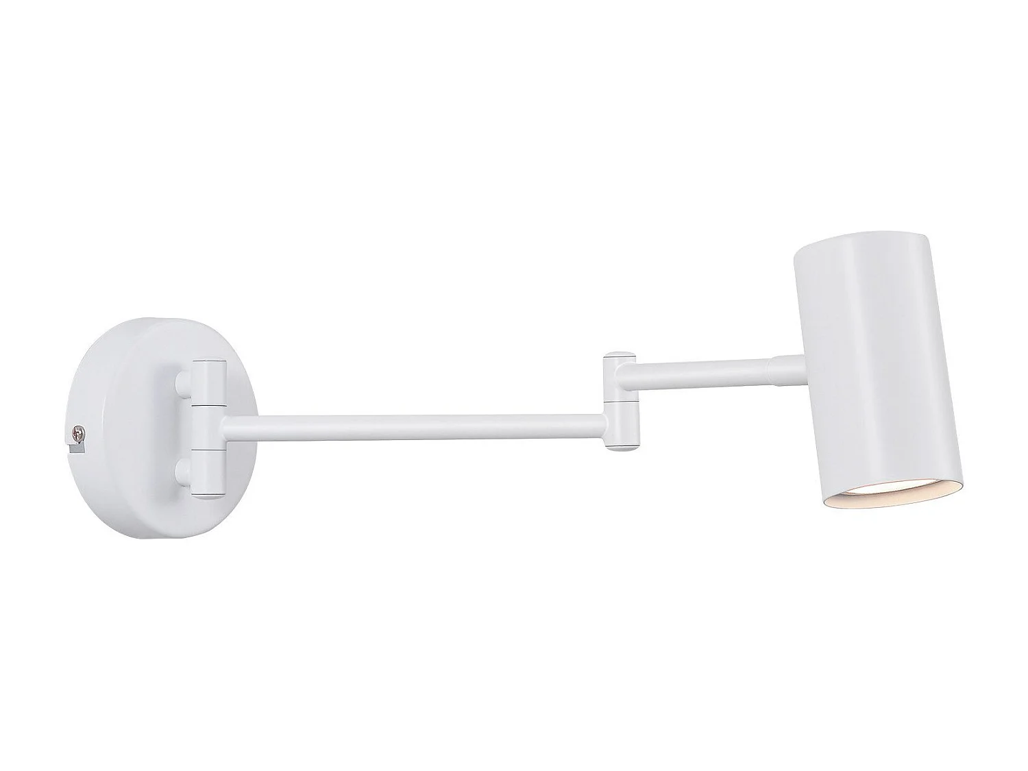 NETTLIFE Applique murale d'intérieur GU10 - lampe de chambre à coucher spot mural appliques murales moderne blanc sans ampoule