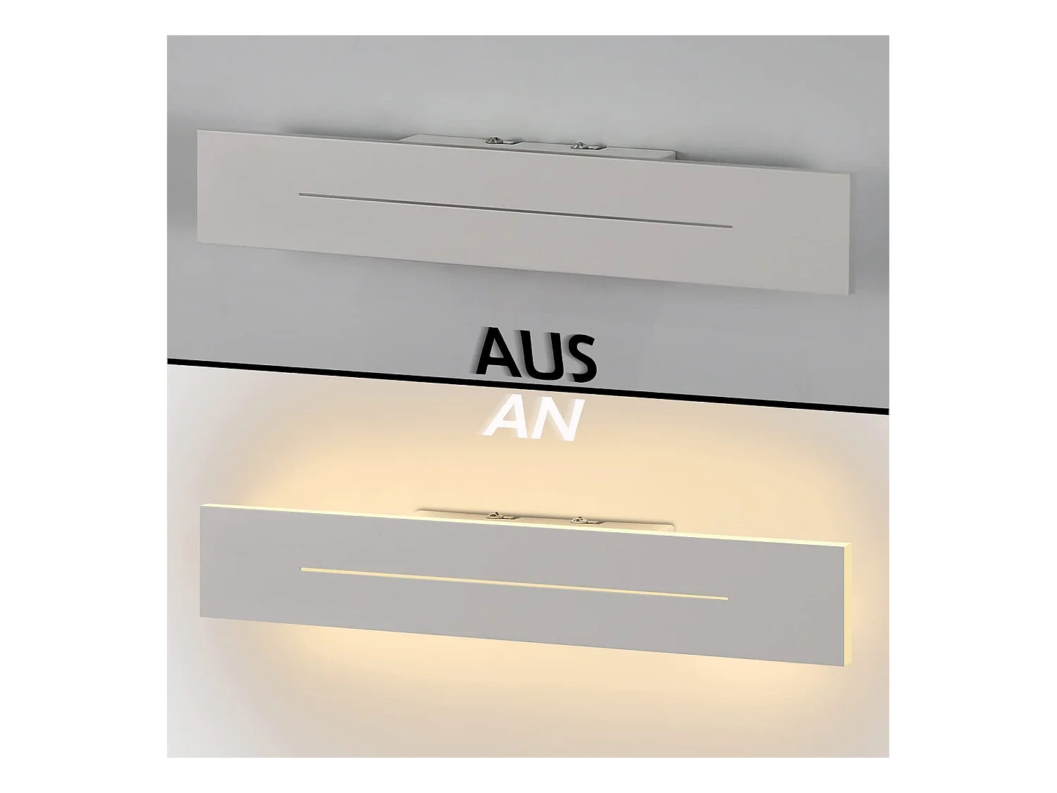 NETTLIFE Innenwand-LED-Leuchte 30CM moderne weiße warme 8W Wandbeleuchtung