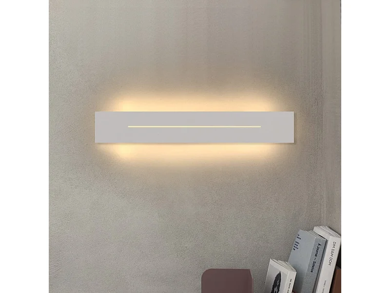 NETTLIFE Kinkiet wewnętrzny LED 30CM nowoczesny, ciepły biały kinkiet o mocy 8W