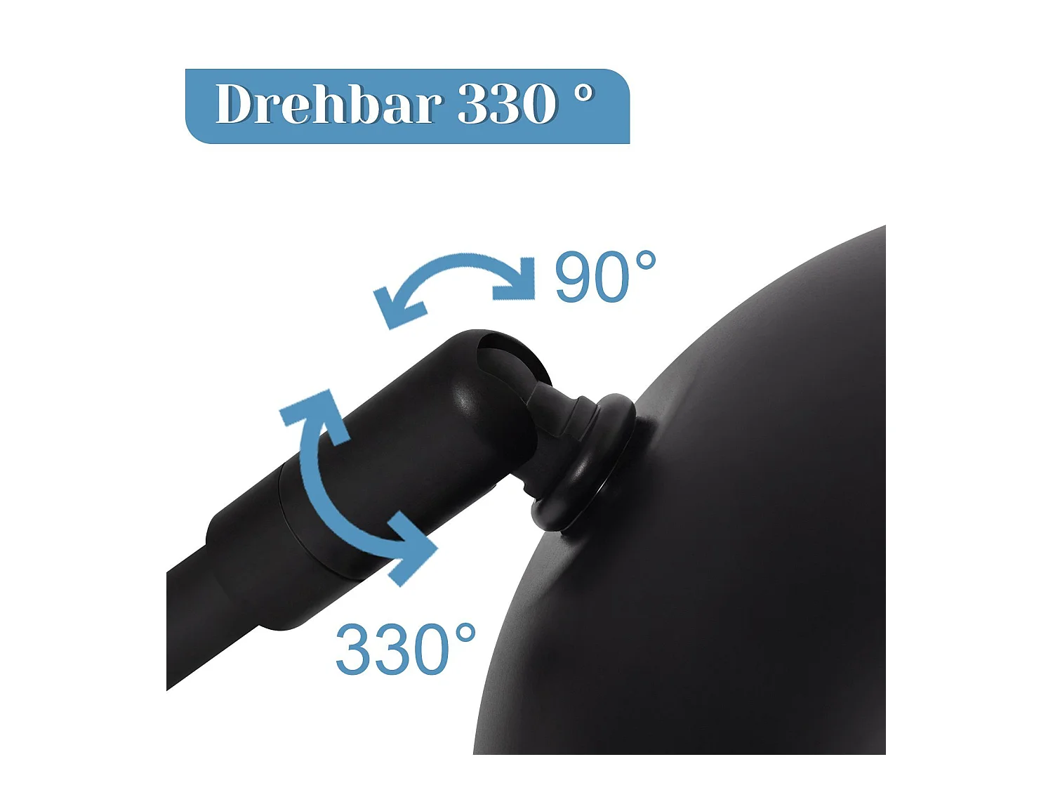 NETTLIFE spots muraux applique en bois avec interrupteur - applique E27 spot mural orientable métal noir lampe de couloir vintage intérieur