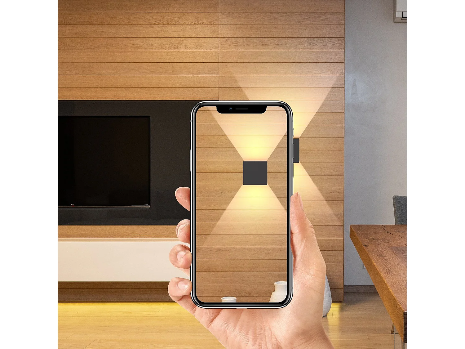 NETTLIFE Kinkiet LED zewnętrzny kinkiet zestaw 2 sztuk wewnętrzny kinkiet zewnętrzny wysokie niskie oświetlenie zewnętrzne czarny nowoczesny IP65