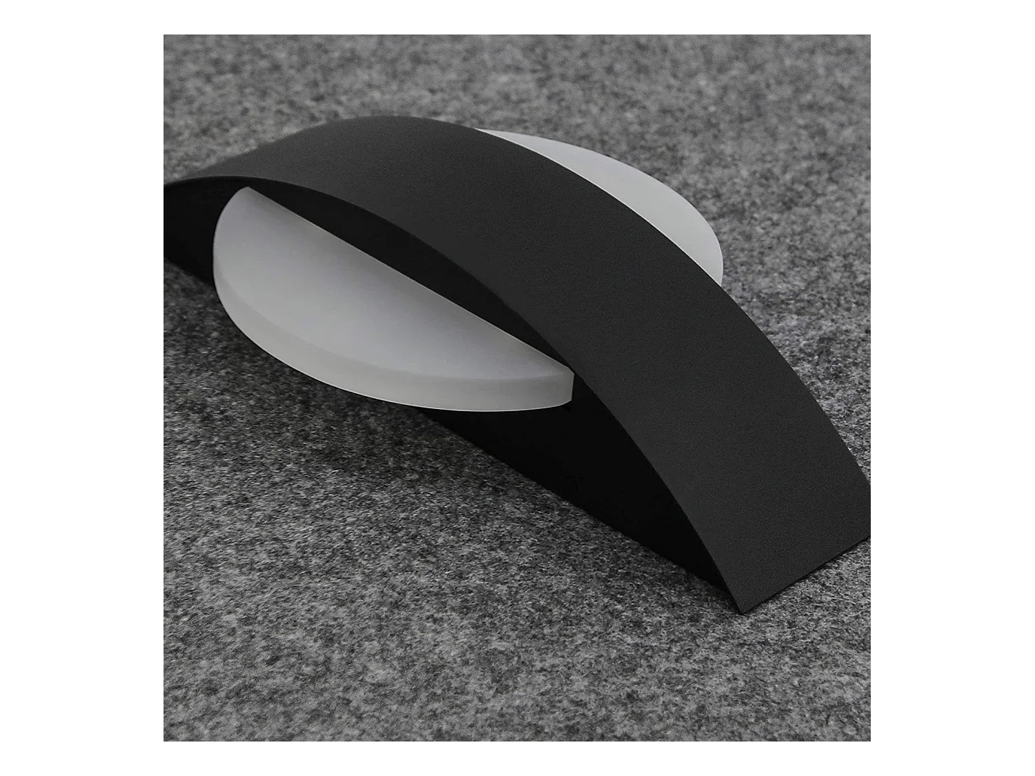 NETTLIFE Applique Murale LED Applique Couloir Intérieur 3000K Blanc Chaud Noir Lampe de Couloir Design Moderne Acrylique Lampe de Lit 6W