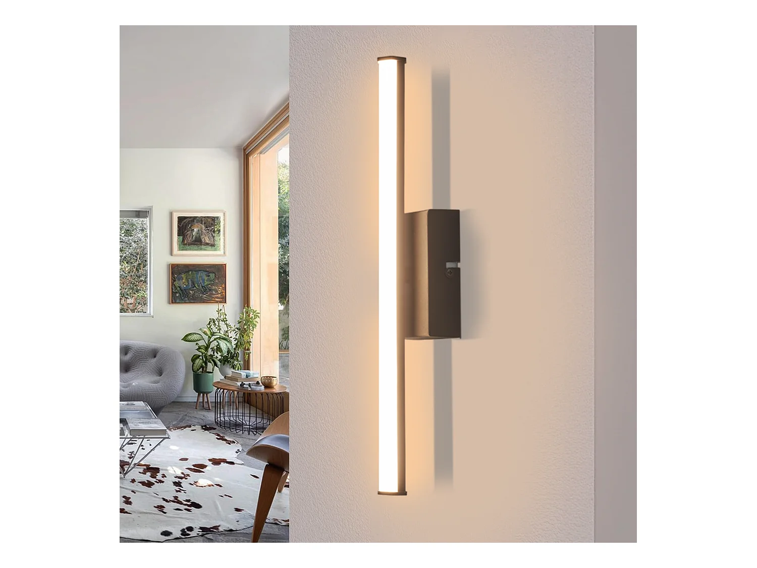 NETTLIFE Plafonnier salon plafonnier chambre : lampe de salon moderne 6W 3000K lampe de cuisine intérieure design blanc chaud