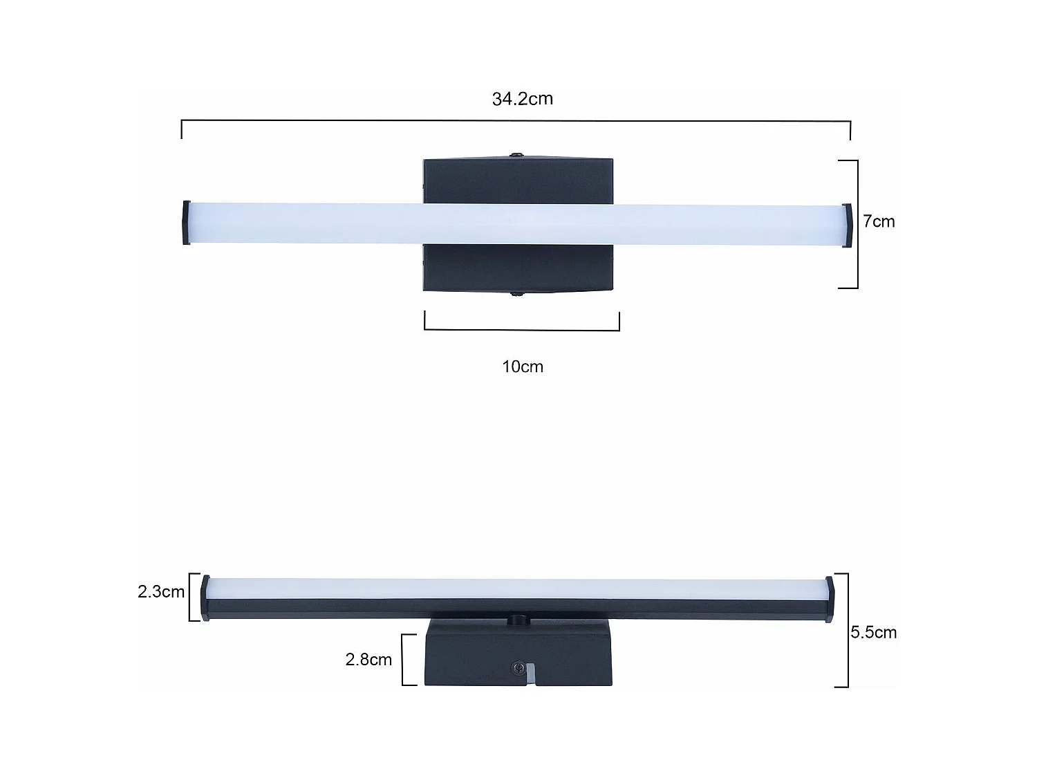 NETTLIFE Deckenleuchte Wohnzimmer Deckenleuchte Schlafzimmer: Moderne Wohnzimmerlampe 6W 3000K Innen Küchenlampe Warmweiß Design