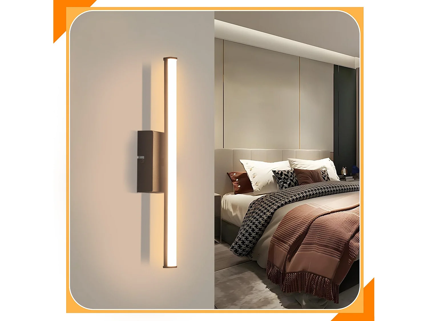 NETTLIFE Plafonnier salon plafonnier chambre : lampe de salon moderne 6W 3000K lampe de cuisine intérieure design blanc chaud