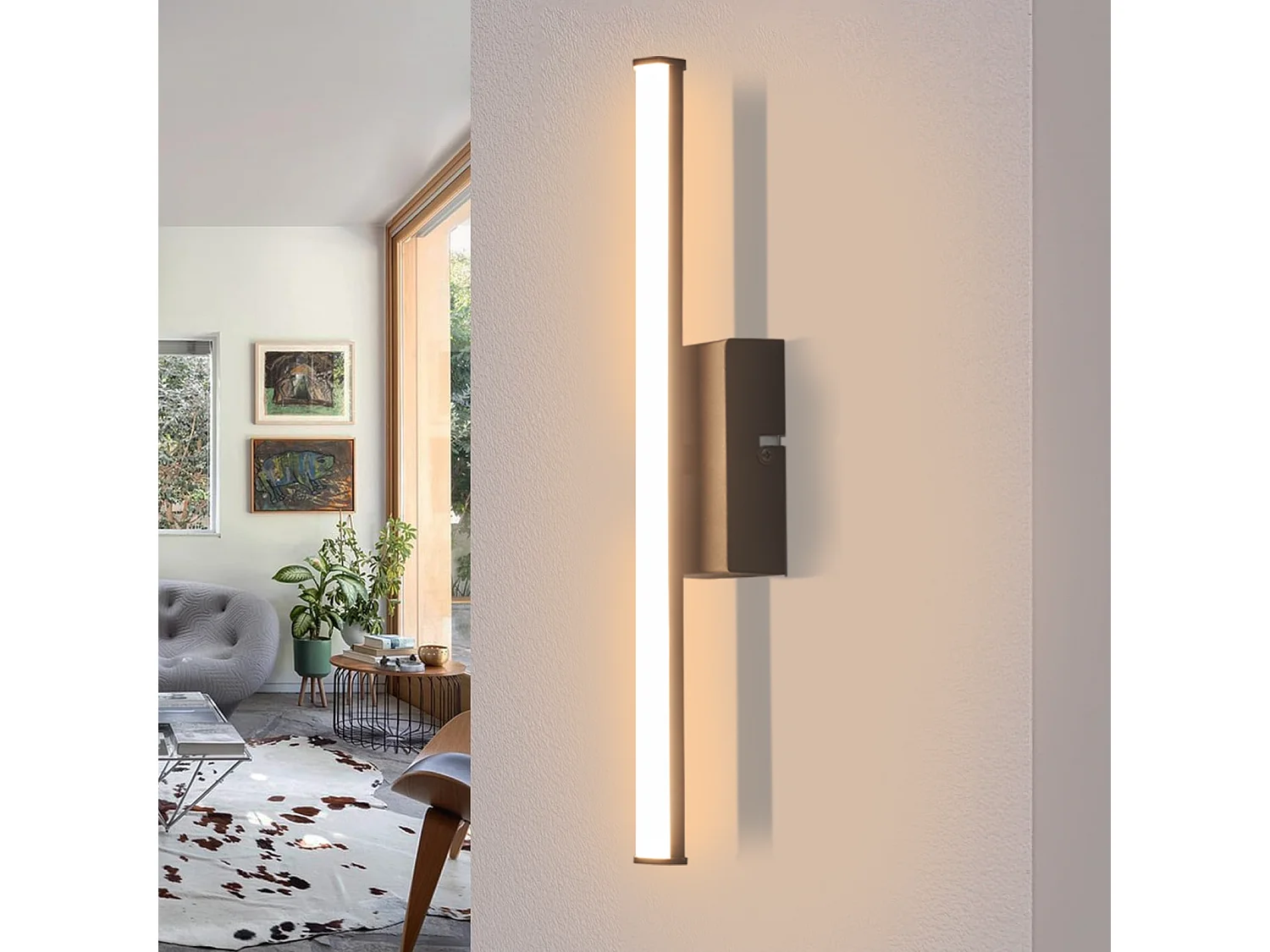 NETTLIFE Plafondlamp woonkamer, plafondlamp slaapkamer: moderne woonkamerlamp 6W 3000K, binnenkeukenlamp in warmwit design.