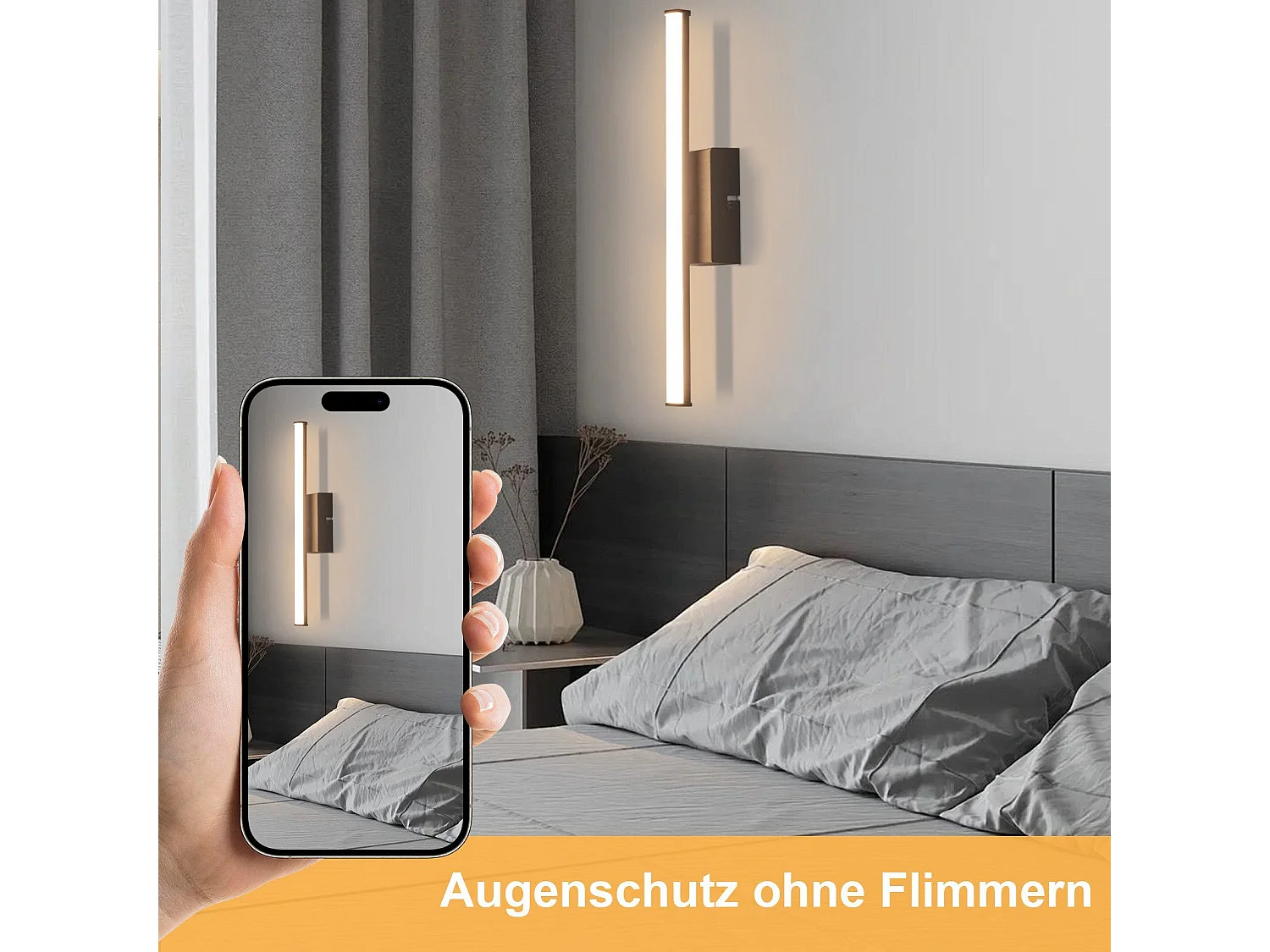 NETTLIFE Plafondlamp woonkamer, plafondlamp slaapkamer: moderne woonkamerlamp 6W 3000K, binnenkeukenlamp in warmwit design.