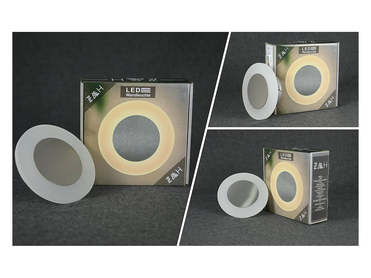 NETTLIFE applique mur LED lampe d'intérieur salon lampe design moderne couloir lampe 3000K blanc chaud lampe d'escalier