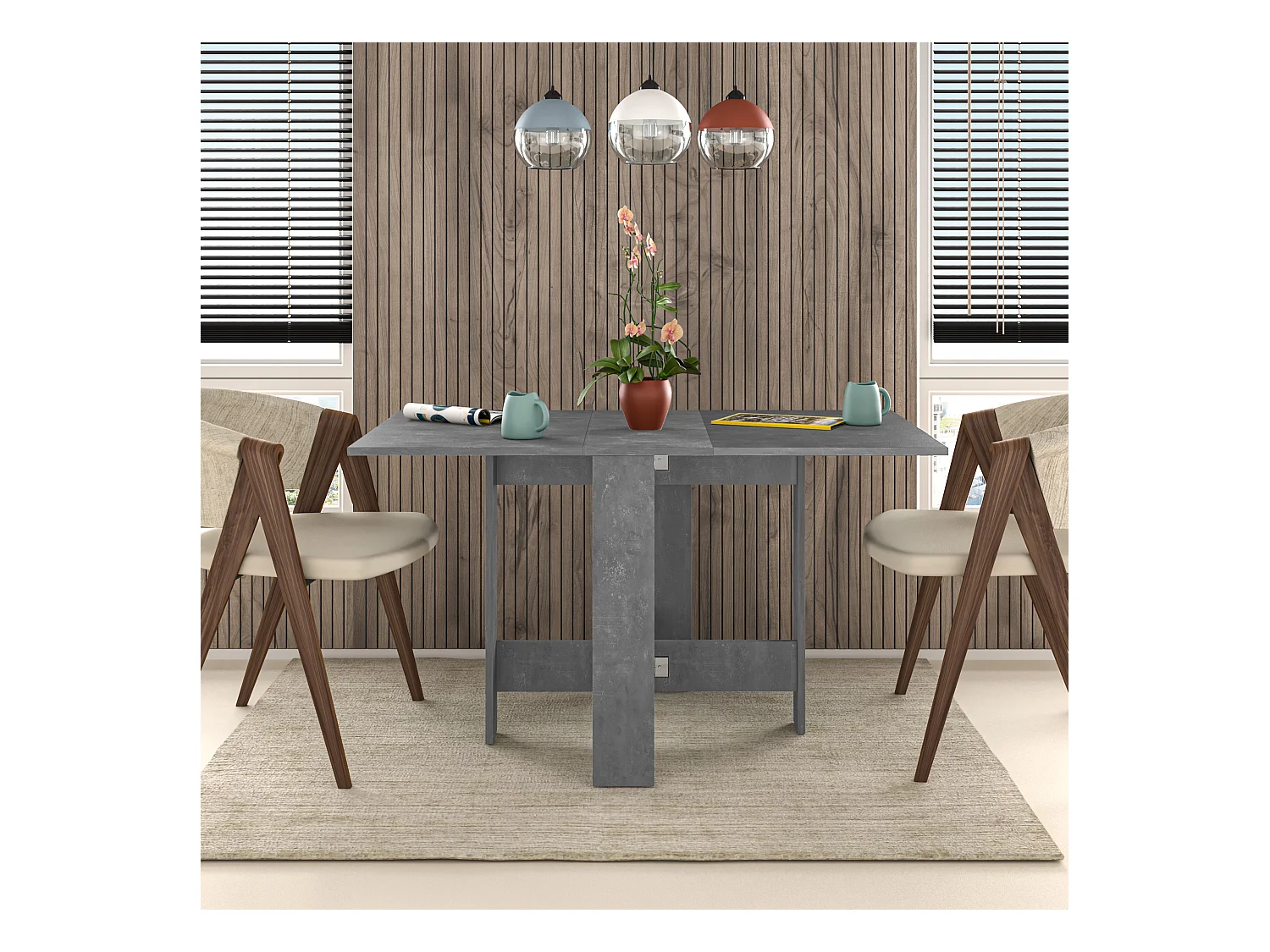 Esstisch Artemio Retro Grau