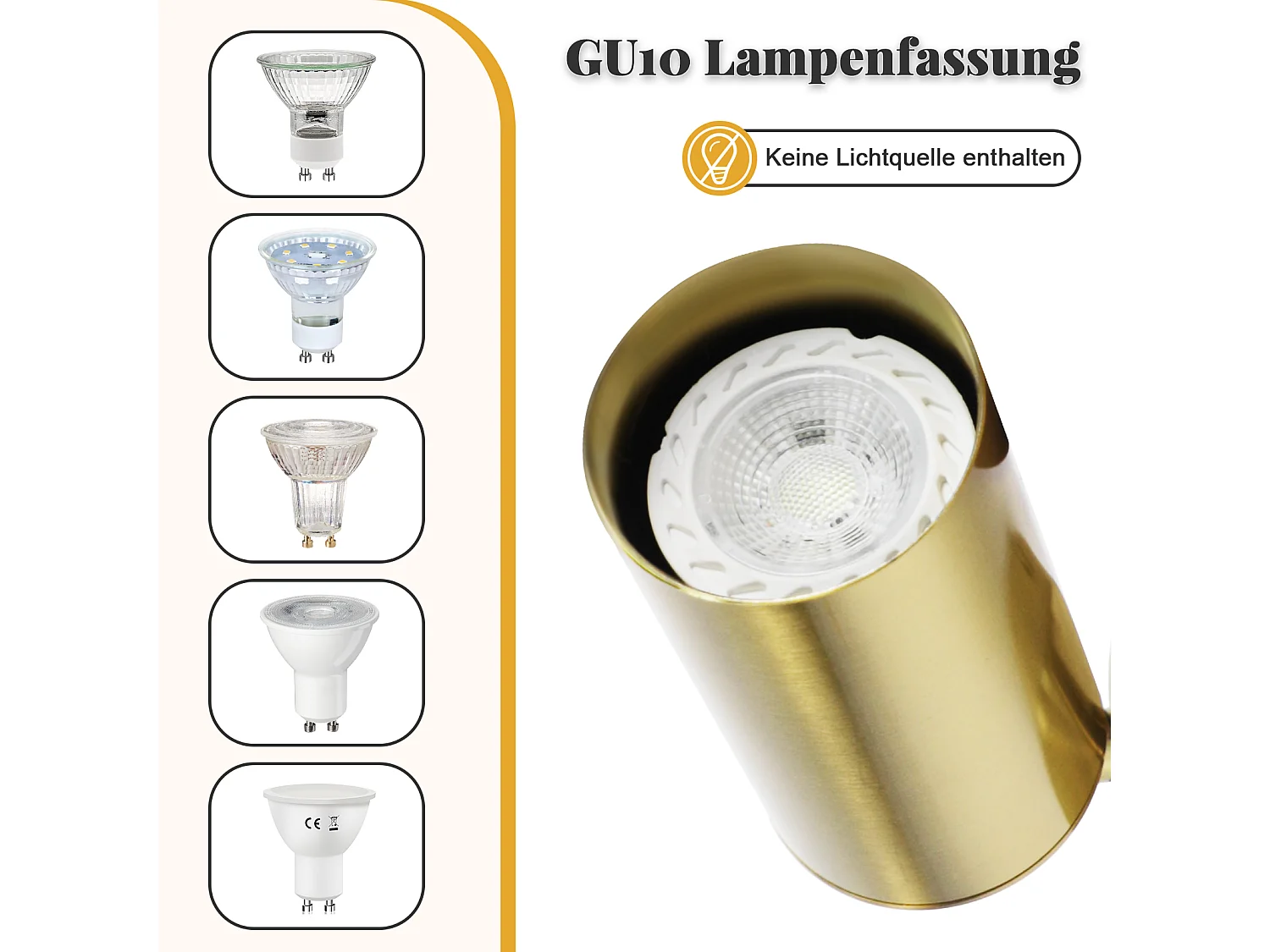 NETTLIFE LED Plafondlamp GU10 Plafondspot 330° Draaibaar Vintage Retro Metaal