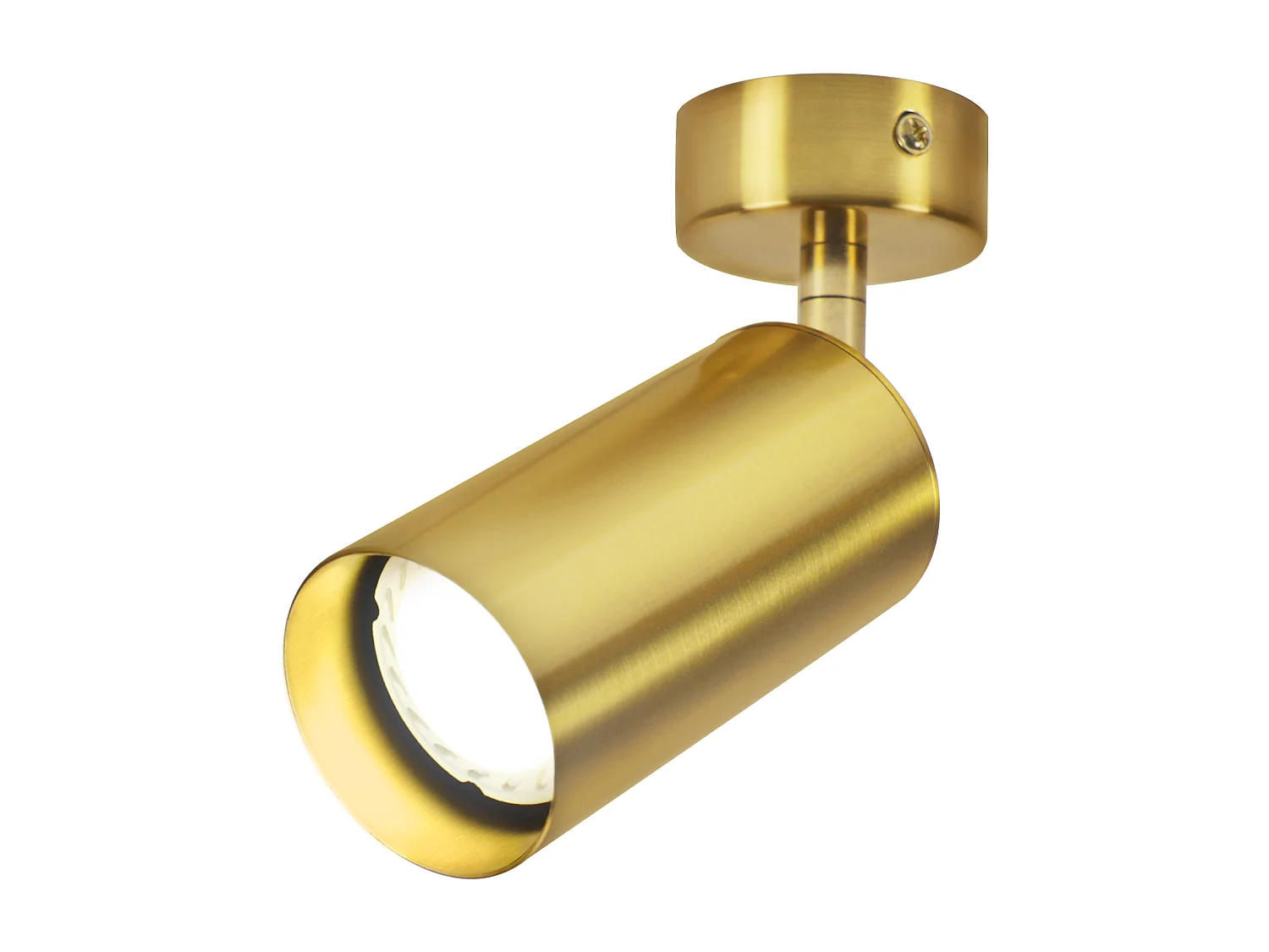 NETTLIFE Lampa sufitowa LED GU10, punktowa, obrotowa o 330°, metalowa, vintage, retro