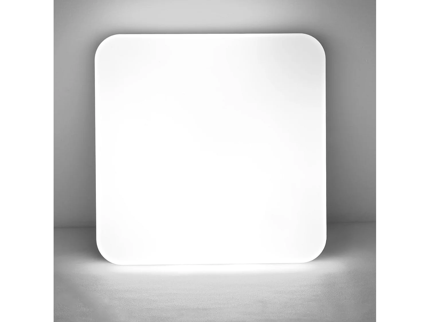 NETTLIFE plafonnier LED 22CM lampe de salle de bain carré IP54 18W blanc 5000K