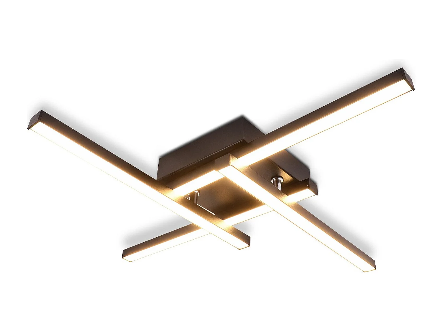 NETTLIFE plafonnier LED blanc chaud design moderne 24W 3000K