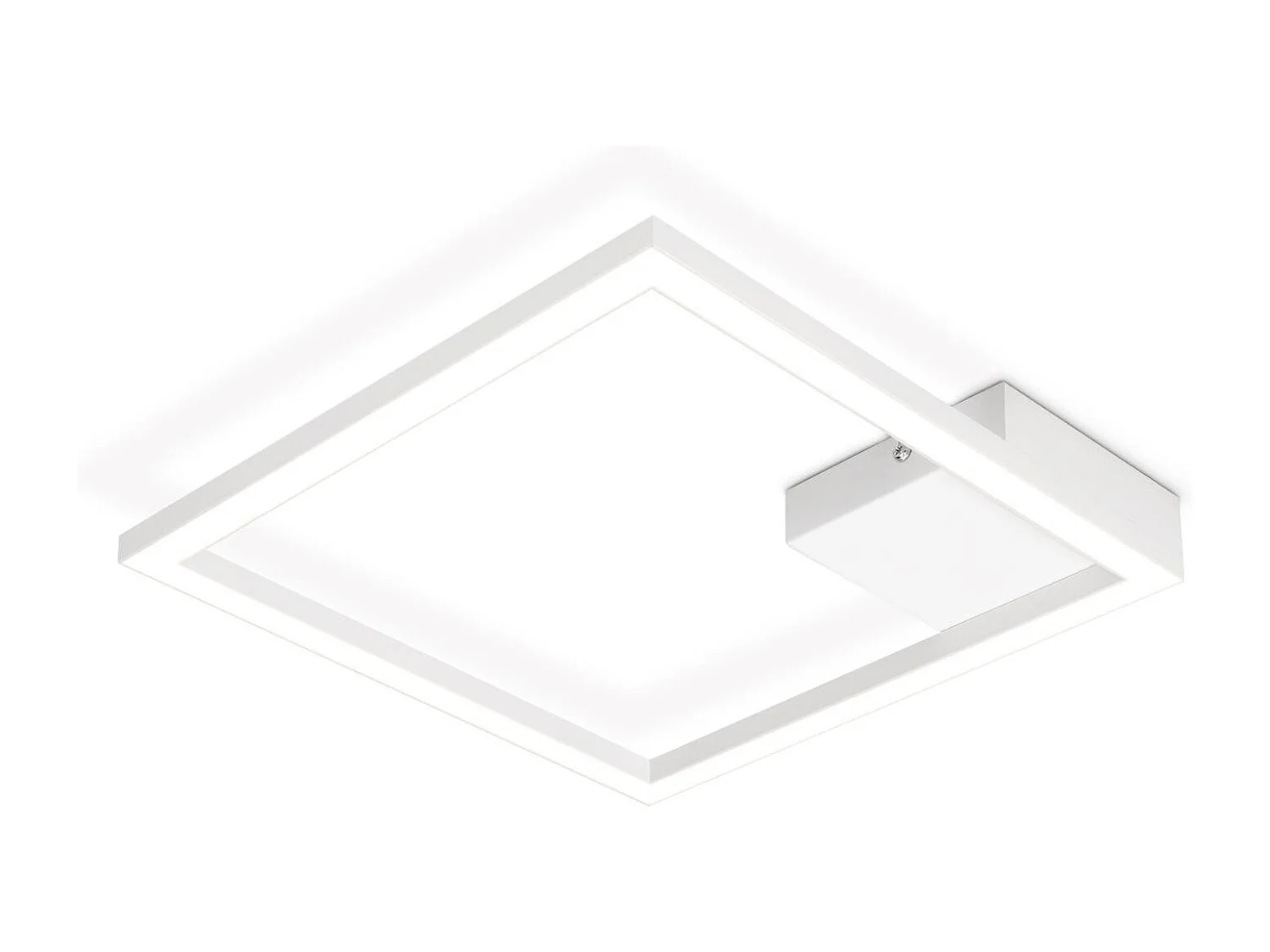 NETTLIFE plafonnier LED blanc 12W moderne 3000K blanc chaud