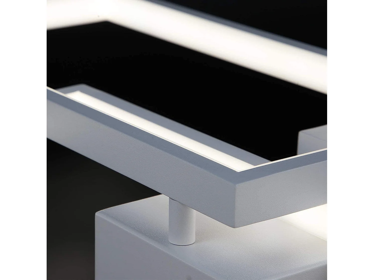 NETTLIFE Plafonnier LED Plafonnier à intensité variable avec télécommande 63W Blanc