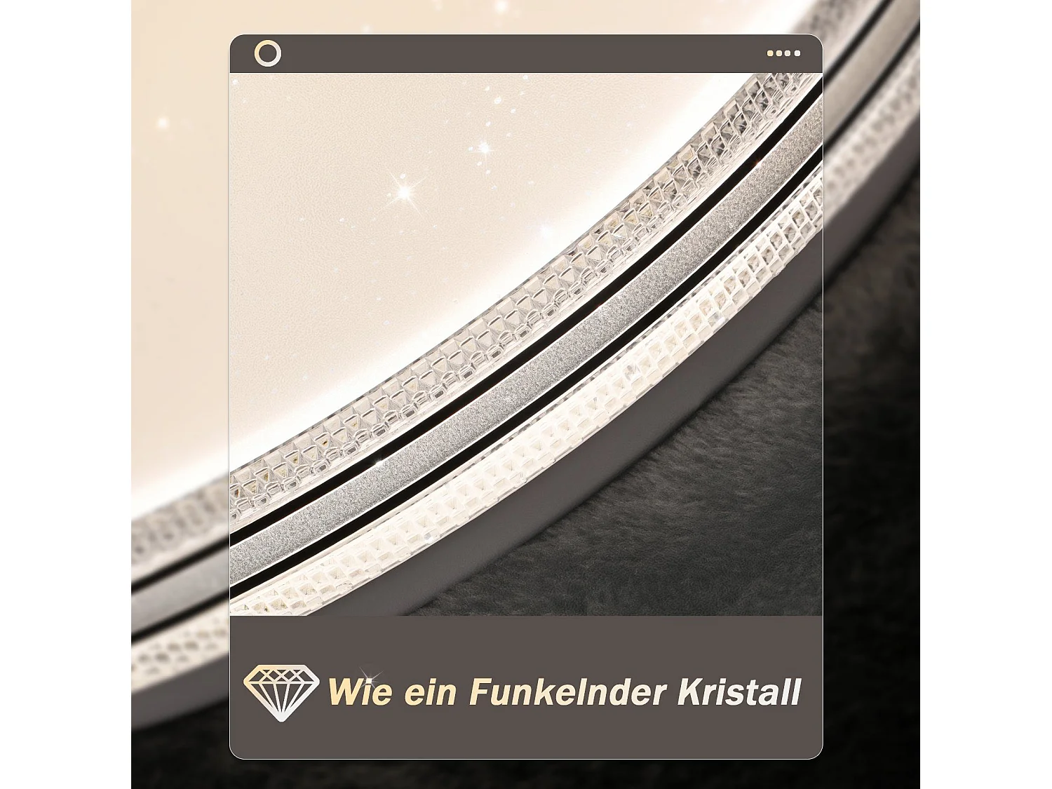 NETTLIFE Plafonnier LED Chambre 40 cm Lampe de Chambre 44 W Lampe de Couloir Lampe de Cuisine Moderne Salon Rond pour Couloir Chambre d'enfant