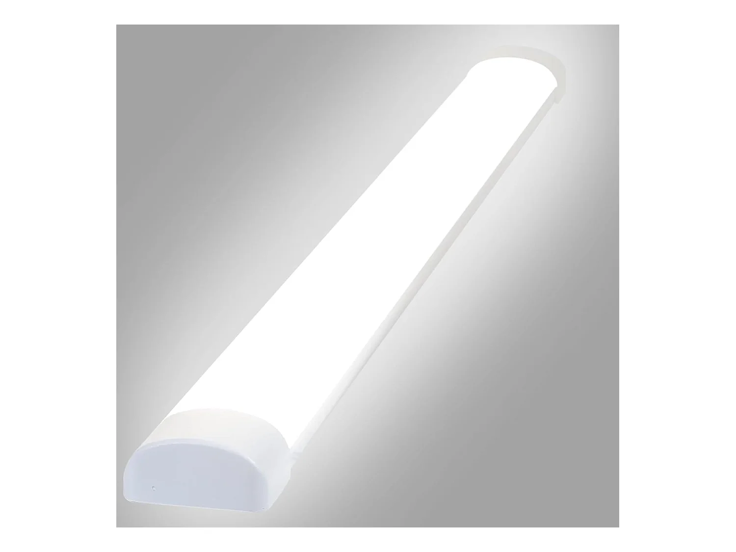 NETTLIFE Plafondlamp LED Vochtbestendige lamp 120 cm IP44 Plafondverlichting Lang Werklamp 1xLED TL 36 W Neutraal wit Licht 4000 K