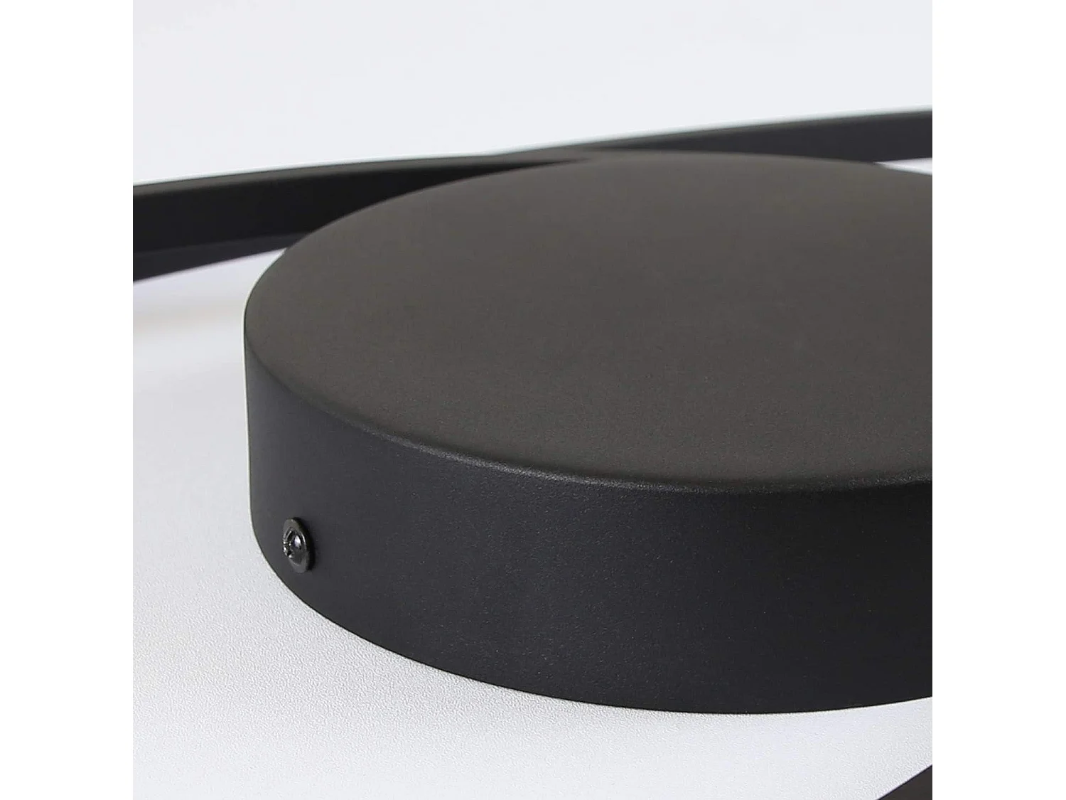 NETTLIFE Plafondlamp LED - Ovaal - zwart - Moderne Plafondverlichting - 3000K Warm Wit Licht - Metaal - 36W Keukenlamp - voor Gang | Woonkamer | Slaafkamer | Hal