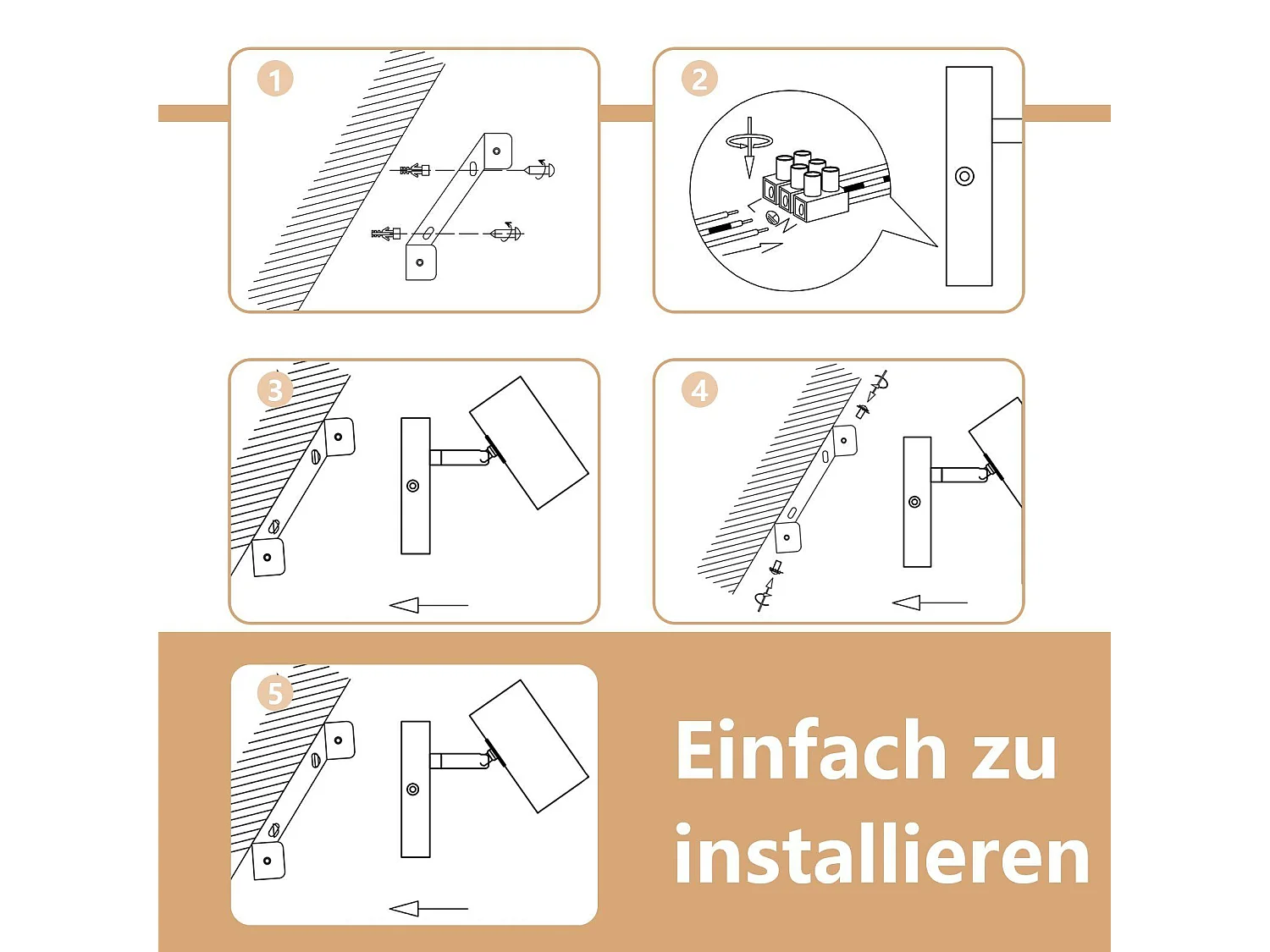 NETTLIFE Plafondspot GU10 1 Vlam - Wit - Retro - Metaal en Hout - Draaibaar 350° Plafondlamp - voor Woonkamer Slaapkamer Keuken - Max.40W