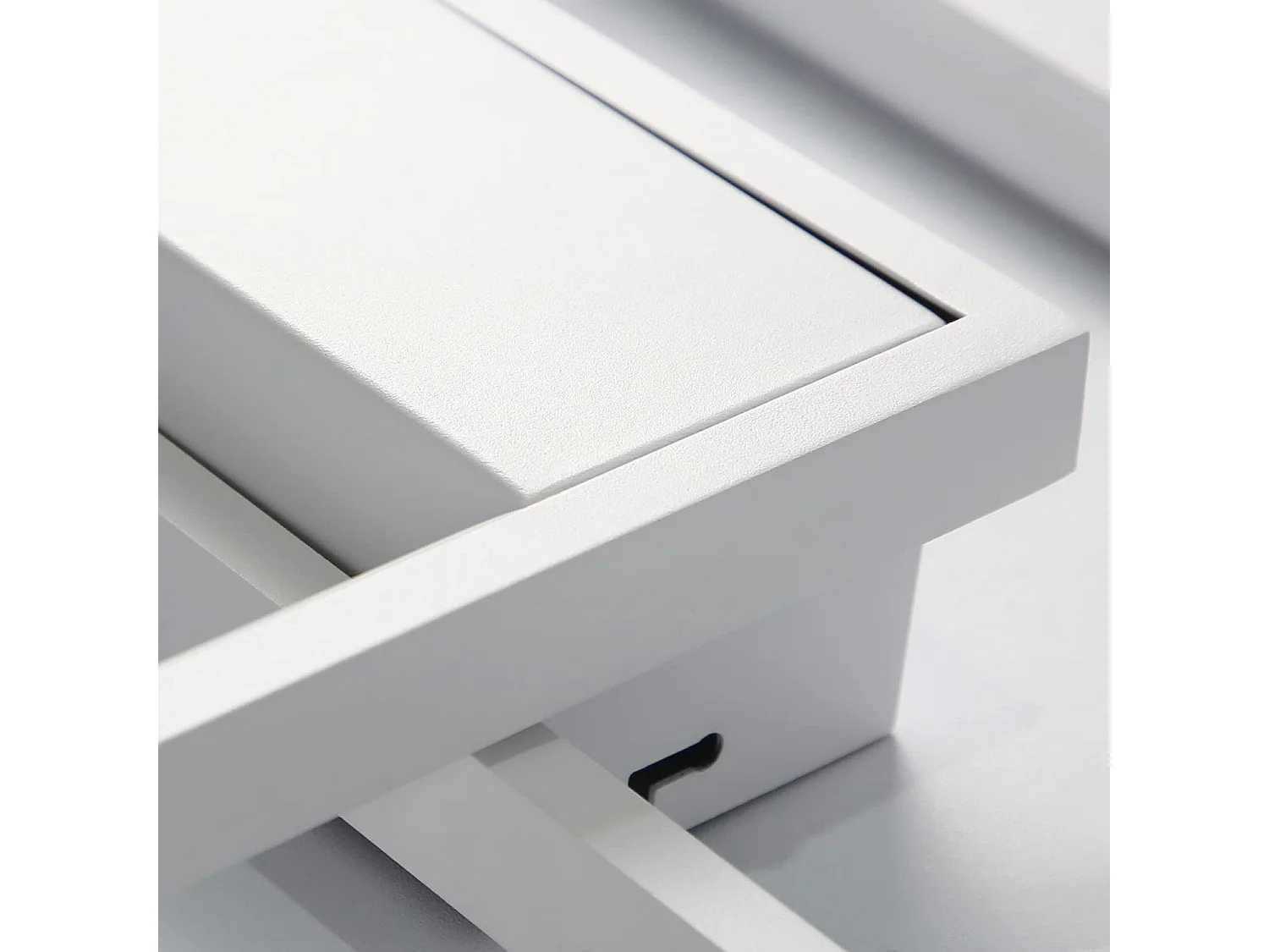 NETTLIFE Plafón LED Ajustable Moderno, Lámpara de Salón, Plafón Blanco, 65W.