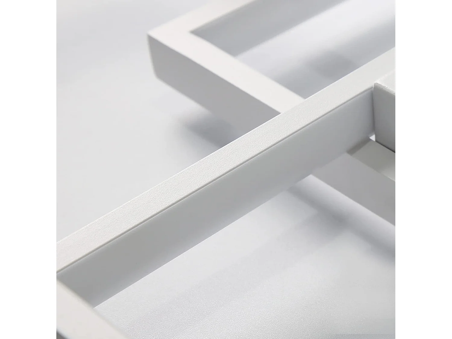 NETTLIFE Plafón LED Ajustable Moderno, Lámpara de Salón, Plafón Blanco, 65W.