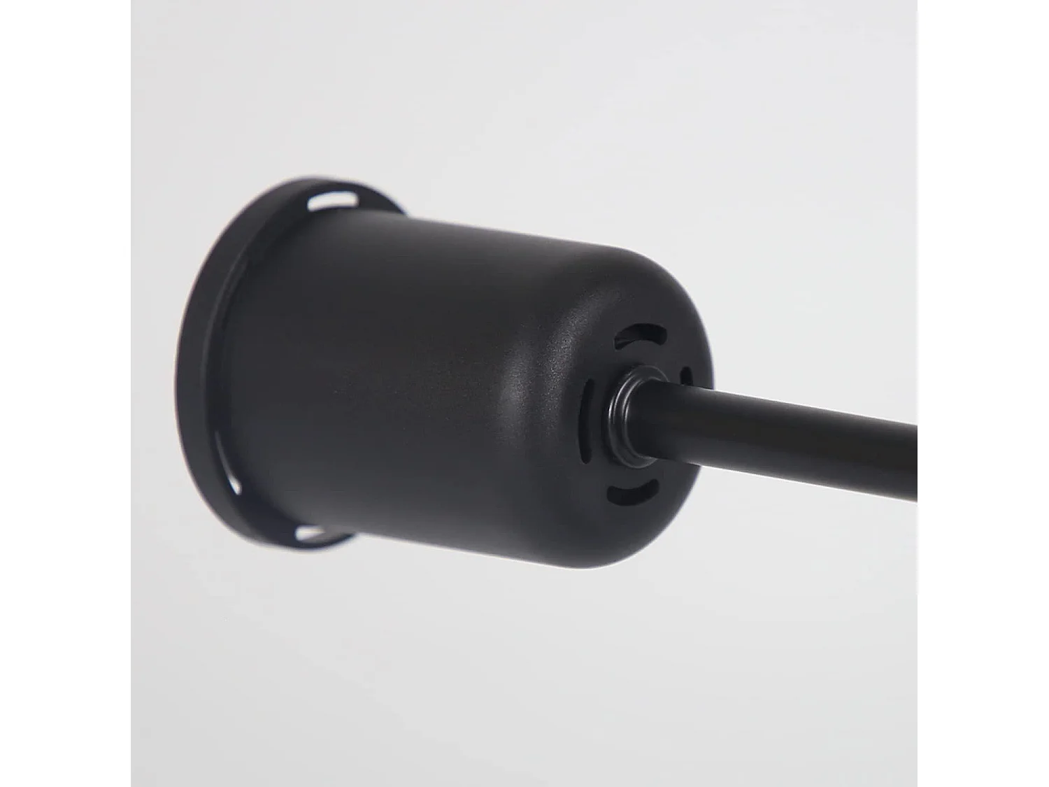 NETTLIFE Plafón vintage negro - lámpara de salón retro de 4 lámparas industriales E27 Sin bombillas.