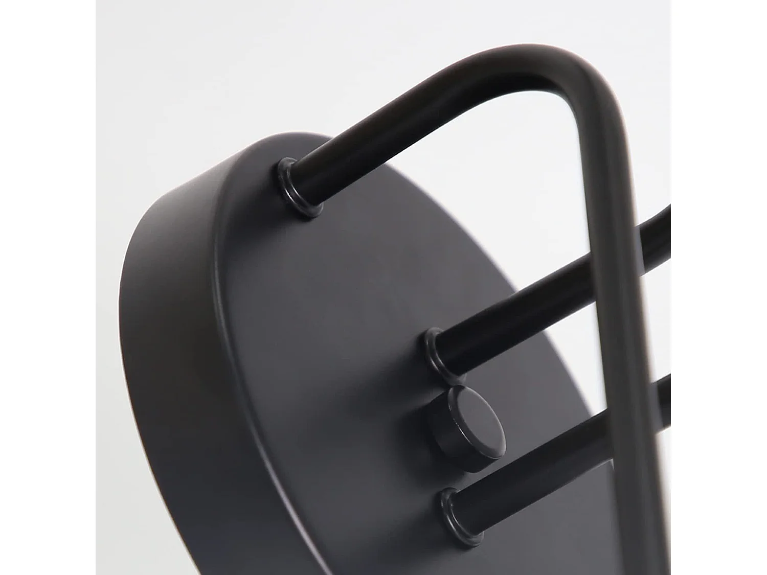 NETTLIFE Plafón vintage negro - lámpara de salón retro de 4 lámparas industriales E27 Sin bombillas.