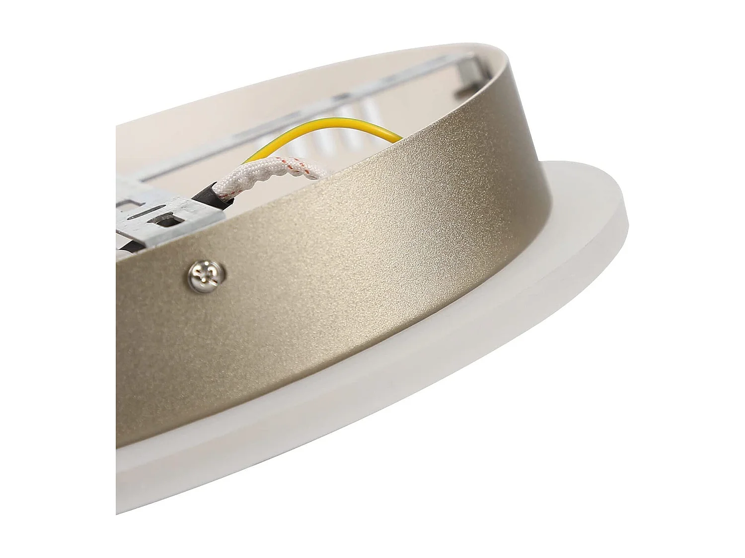 NETTLIFE Plafonnier à Led à intensité variable Ring Design avec télécommande Moderne 46W