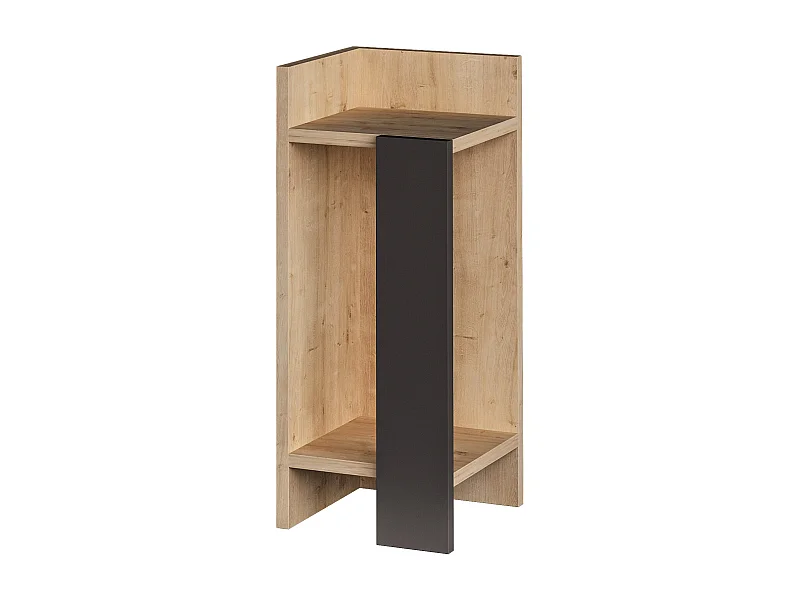 Nachttisch ELOS- Naturfarben hell Linkes Modul, 60x25x27