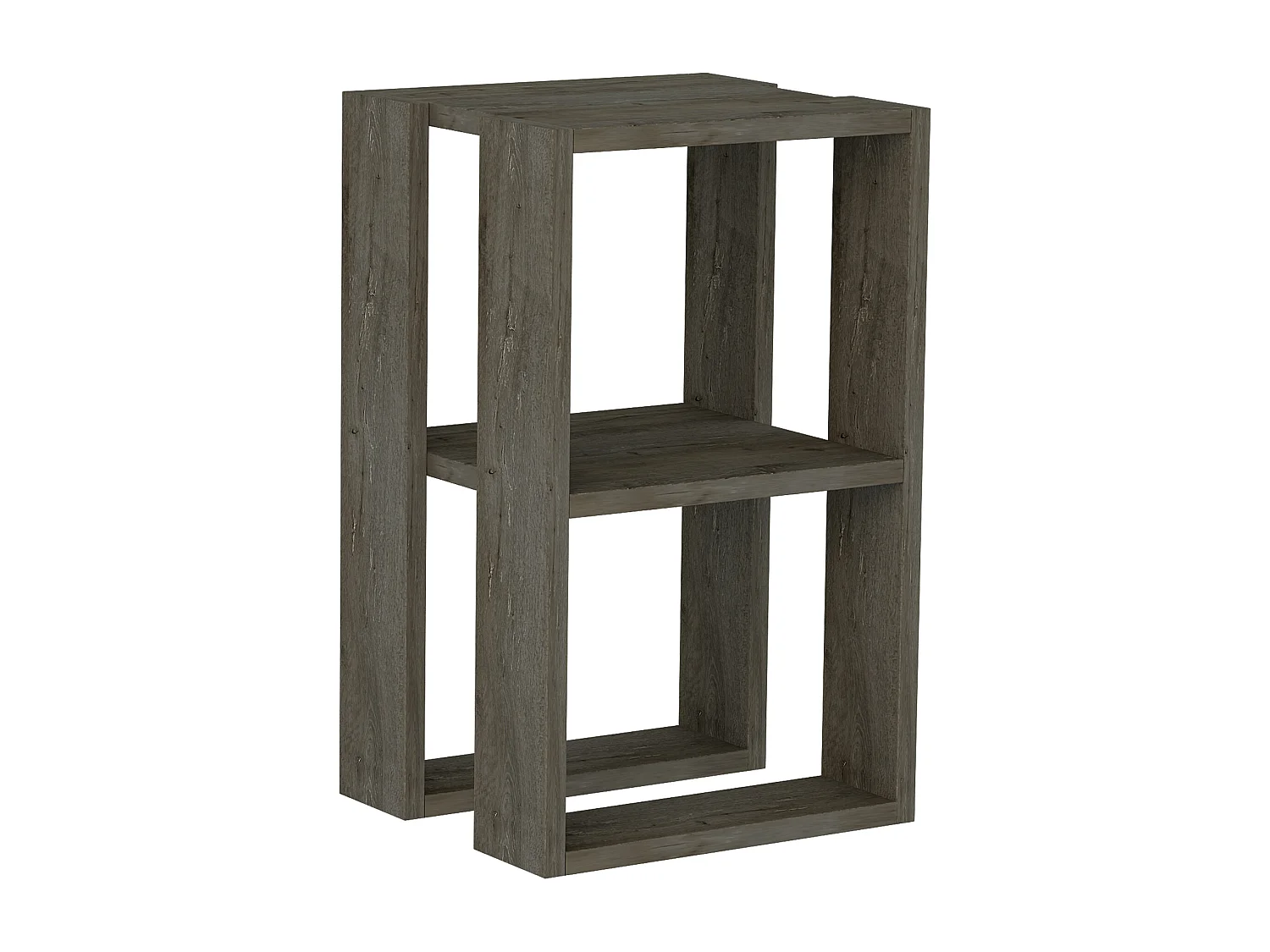 Comodino LONIE-marrone, 55x30x34