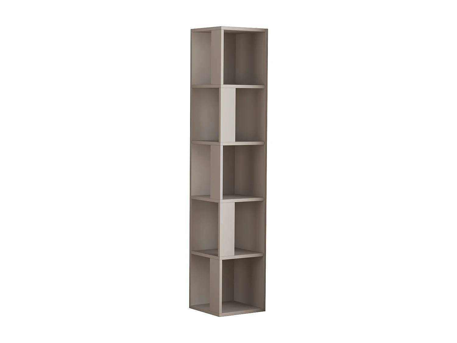 Etagère d'angle PIANO beige, 32x159x32