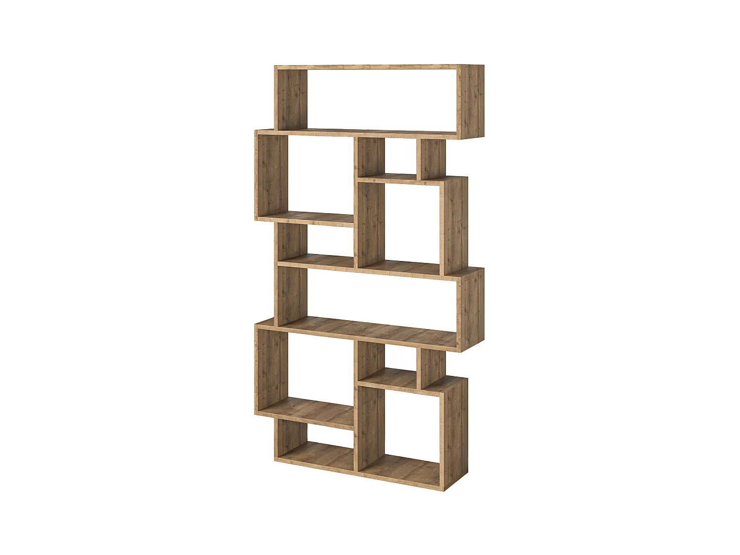 Bücherregal KARMATO - Dunkler eiche - 96 x 25,5 x 168,5 cm