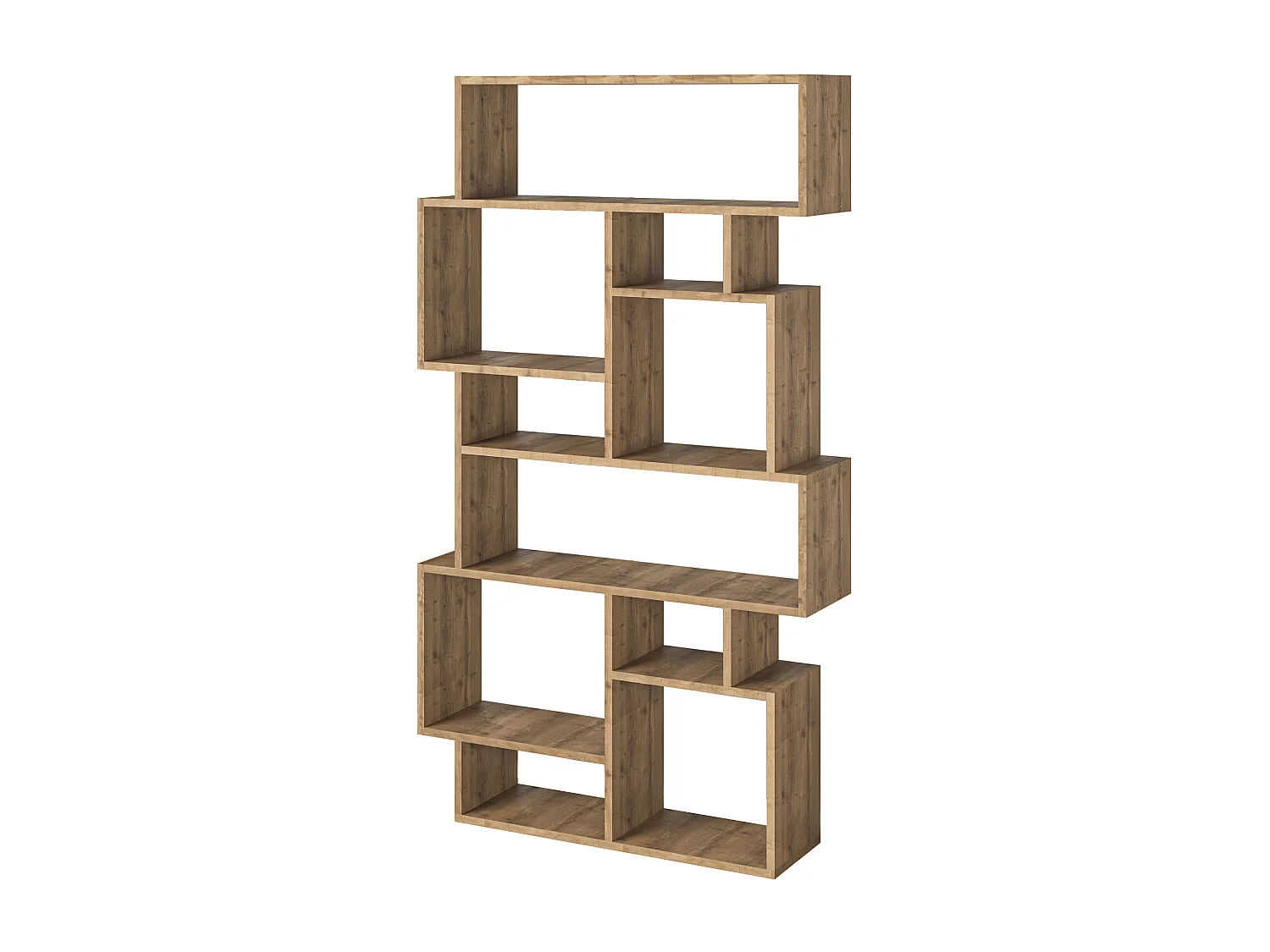 Bücherregal KARMATO - Dunkler eiche - 96 x 25,5 x 168,5 cm