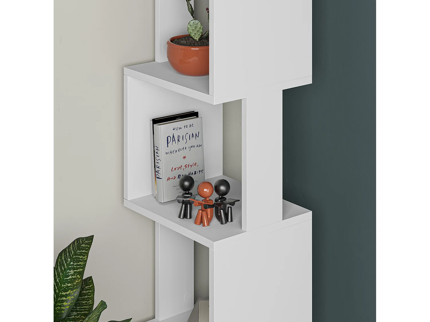 Bücherregal PIRI - 35 x 30 x 161 cm